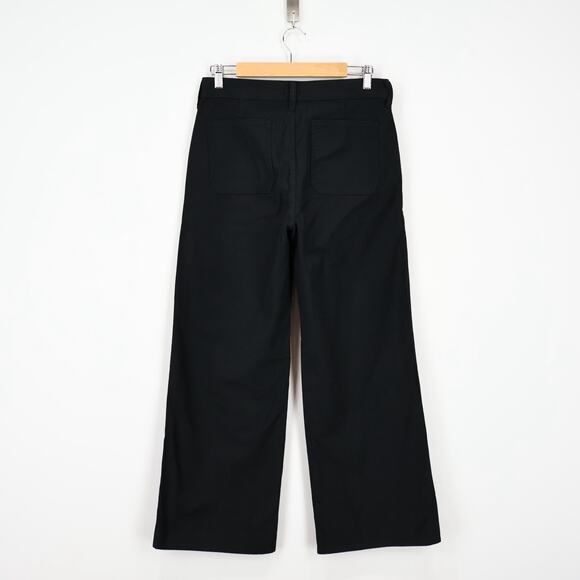 J.Crew Camp Pocket Wide Leg Pant Black Size 25 NWT - Picture 6 of 7